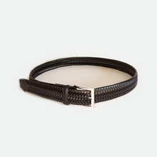 Load image into Gallery viewer, Braided Black Leather
