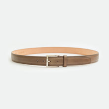 Load image into Gallery viewer, Leather belt with double stitching - Taupe
